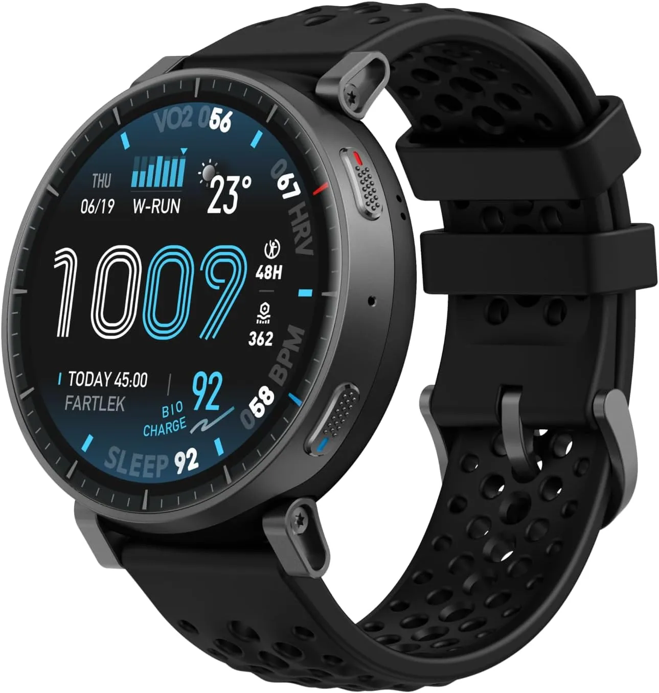 Amazfit Active Max Montre Connectée GPS sur fond blanc
